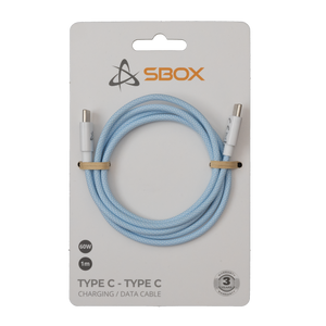 Sbox KABEL USB 3.0 TYPE C -> USB 3.0 TYPE C M/M 1M Plavi - 60W