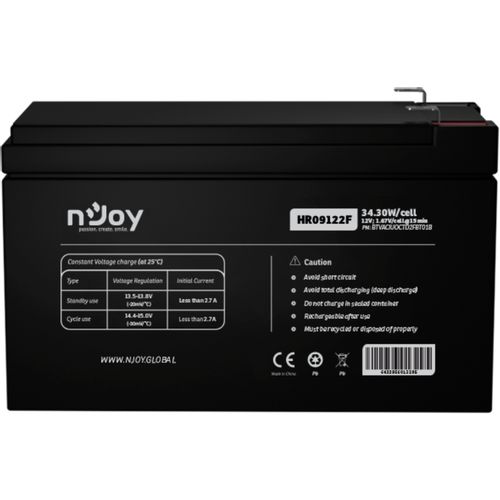 NJOY HR09122F baterija za UPS 12V 38.31W/cell (BTVACIUOCTD2FBT01B) slika 1