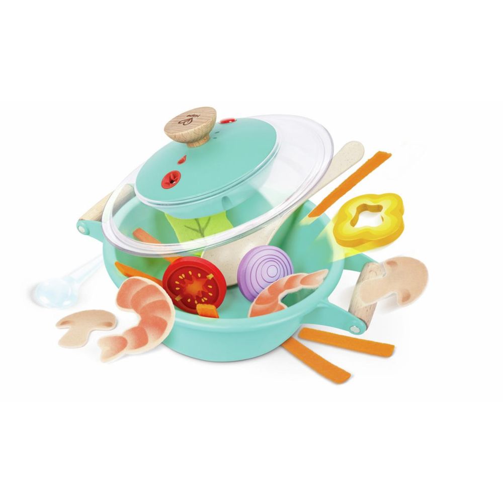 Hape Set za kuhanje sa efektom pare Littlechef C&S Playset E3187  slika 1