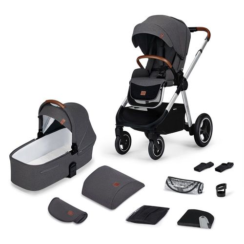 Kinderkraft dječja kolica Everyday 2u1, dark gray SZA slika 9