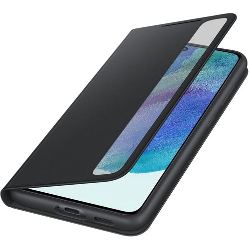 Samsung Book Smart Clear View Cover Galaxy S21 FE black slika 1