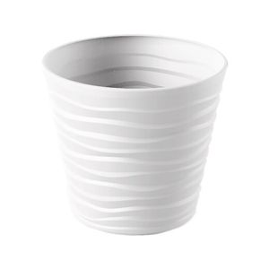 Saksija Bora 30 cm bijela