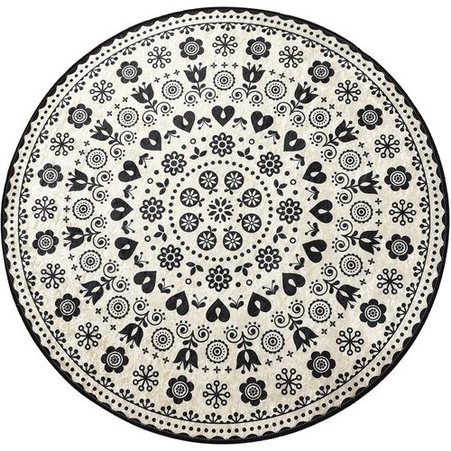 Venice - Black (140) Multicolor Bathmat slika 2