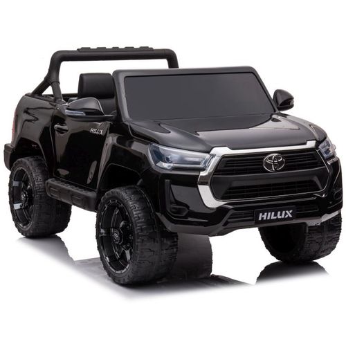 Licencirani auto na akumulator Toyota Hilux DK-HL860 4x4 - crni slika 1