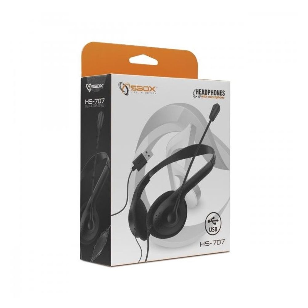 SBOX Slušalice + mikrofon HS-707 / USB slika 4