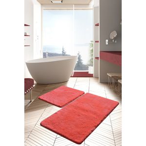 Havai - Vermilion Vermilion Acrylic Bathmat Set (2 Pieces)