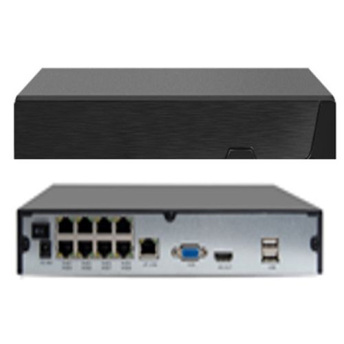 NVR-P3008POE 8CH GMB 8 kanala do 8 megapiksela H.265 XMEYE App Onvif P2P, iCloud do 6TB, POE slika 1