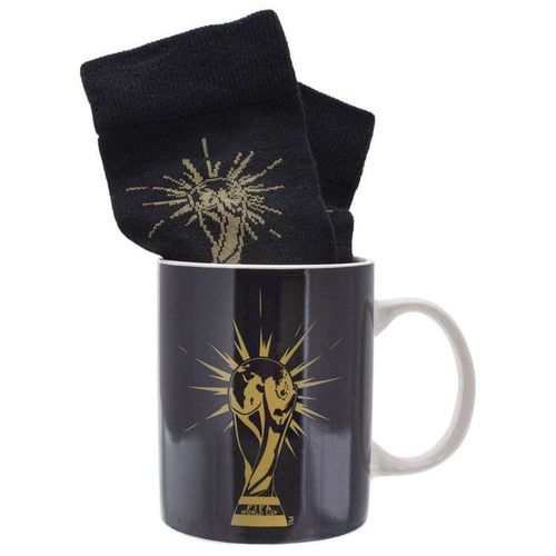 FIFA Mug & Socks Black/Gold slika 1