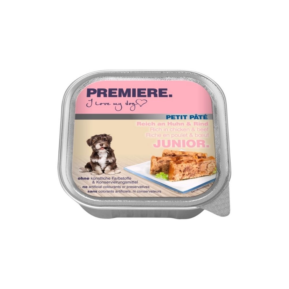Premiere Petit Pate Junior piletina i govedina 150 g, ALU-pak slika 1