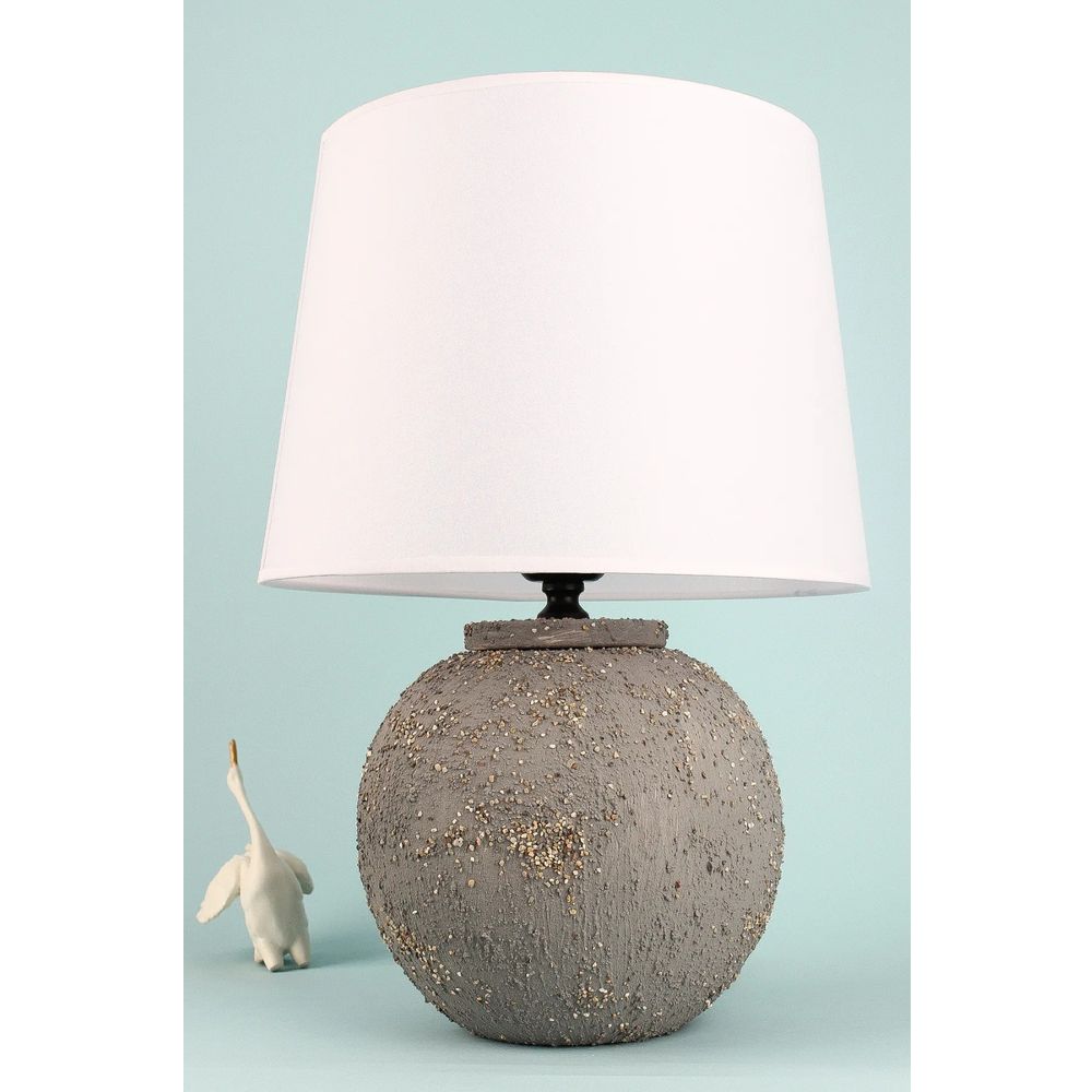 YL748 Siva i Bijela Stolna Lampa slika 1
