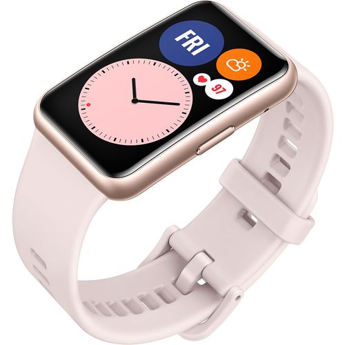 Huawei Watch Fit Sakura Pink, Pametni sat (SmartWatch) - Pink Silicone Strap slika 8