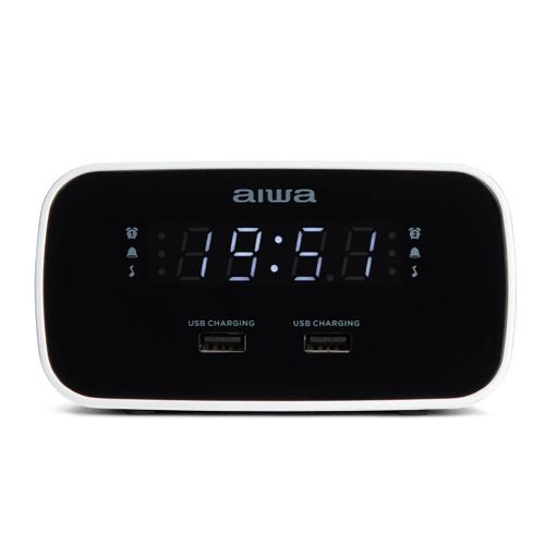 Radio budilica AIWA, 2x USB Charge, CRU-19BK slika 2