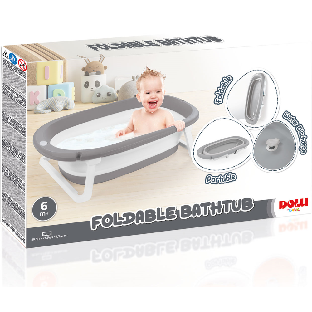 7256 Sklopiva Baby Kada Siva slika 1
