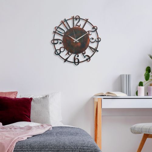 Wallity Ukrasni metalni zidni sat, Metal Wall Clock 15 - 3 slika 2