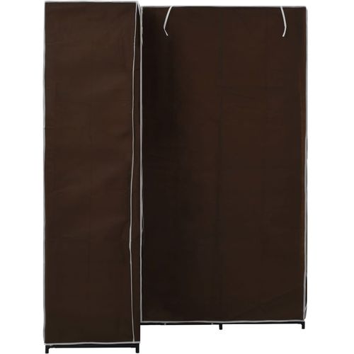 282450 Corner Wardrobe Brown 130x87x169 cm slika 27