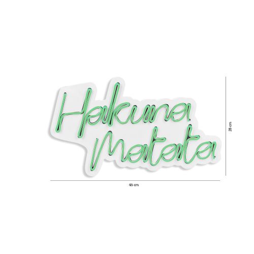 Hakuna Matata - Green Green Decorative Plastic Led Lighting slika 9