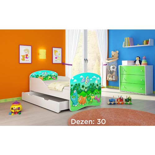 Deciji krevet ACMA I 140x70 F + dusek 6 cm30 slika 1