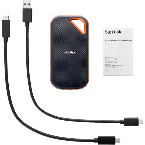 SanDisk Extreme PRO 4TB Portable SSD - Read/Write Speeds up to 2000MB/s, USB 3.2 Gen 2x2, Forged Aluminum Enclosure, 2-meter drop protection and IP55 resistance slika 3