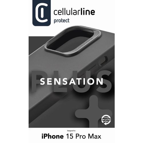 Cellularline Sensation+ silikonska maskica za iPhone 15 Pro Max black slika 2