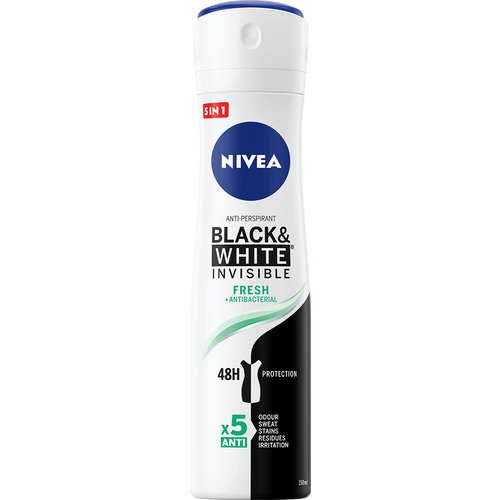 NIVEA Black&White Invisible Fresh dezodorans u spreju 150ml slika 1