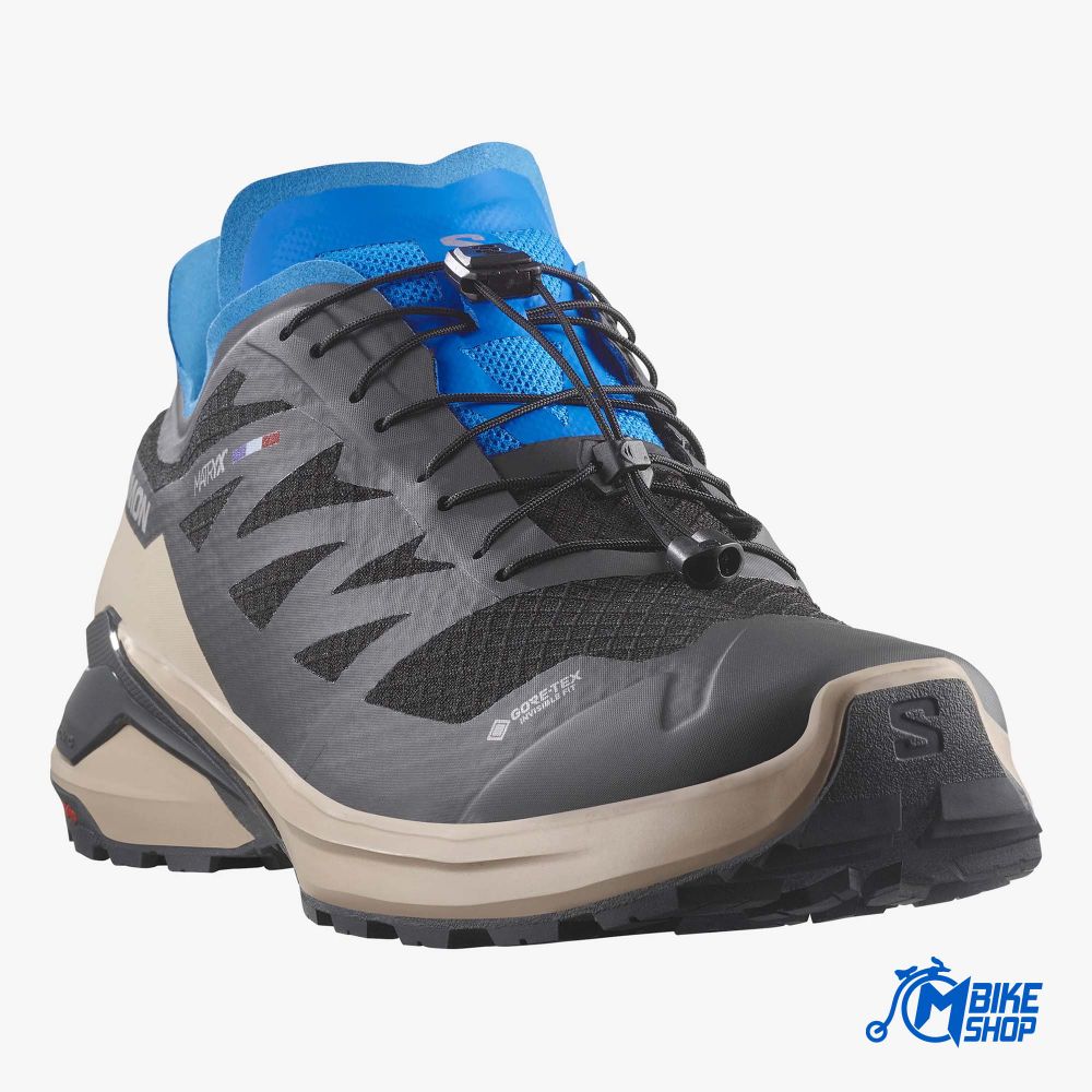 Salomon Muške patike XA Meta GTX, Black/Oxford Tan/French Blue slika 3