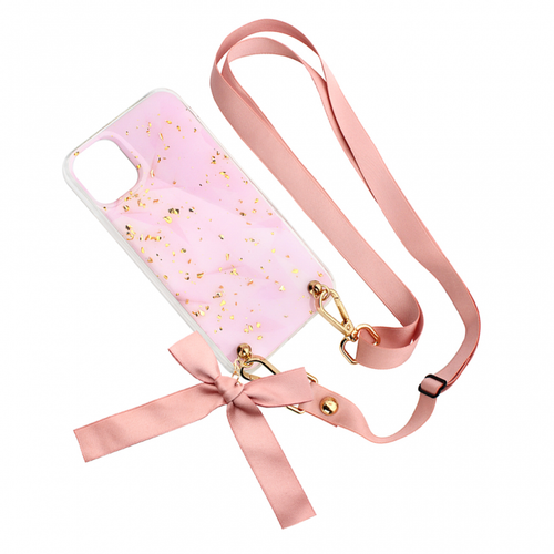 Torbica Fashion Strap Glitter za iPhone 11 Pro Max 6.5 roze slika 1