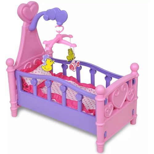 Dječja Igračka Krevet za Lutke pink + ljubičasta boja slika 10