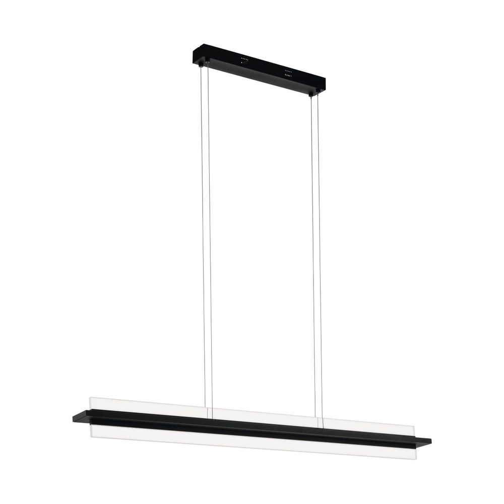 Eglo Spadafora visilica led, 14.5w, dimabilna na dodir, crno/bijela  slika 1