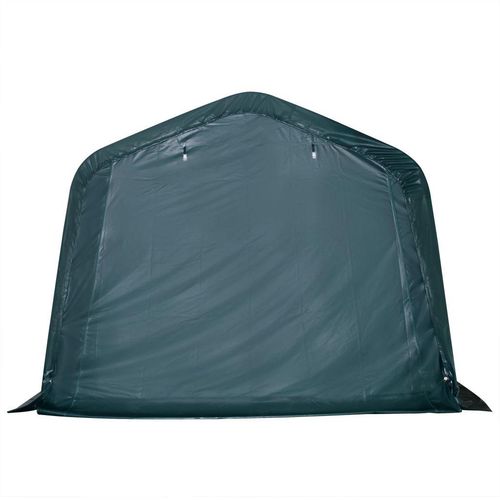 Uklonjivi šator za stoku PVC 550 g/m² 3,3 x 8 m tamnozeleni slika 4