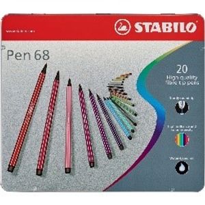 STABILO Flomasteri D11 PEN 68 20/1 metalna kutija