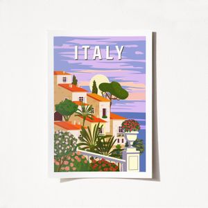 Wallity Poster A4, Italy - 2018