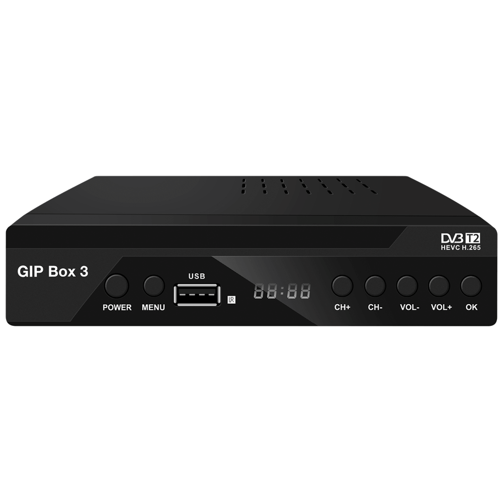 Golden Interstar Prijemnik zemaljski, DVB-T2, H.265, HDMI, SCART - GIP Box 3 slika 1