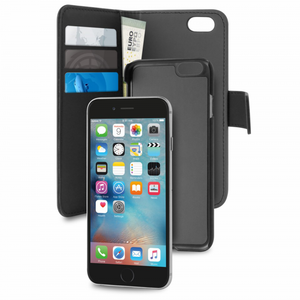 Torbica Puro novcanik 2u1 za iPhone 6/6S/7/8 crna