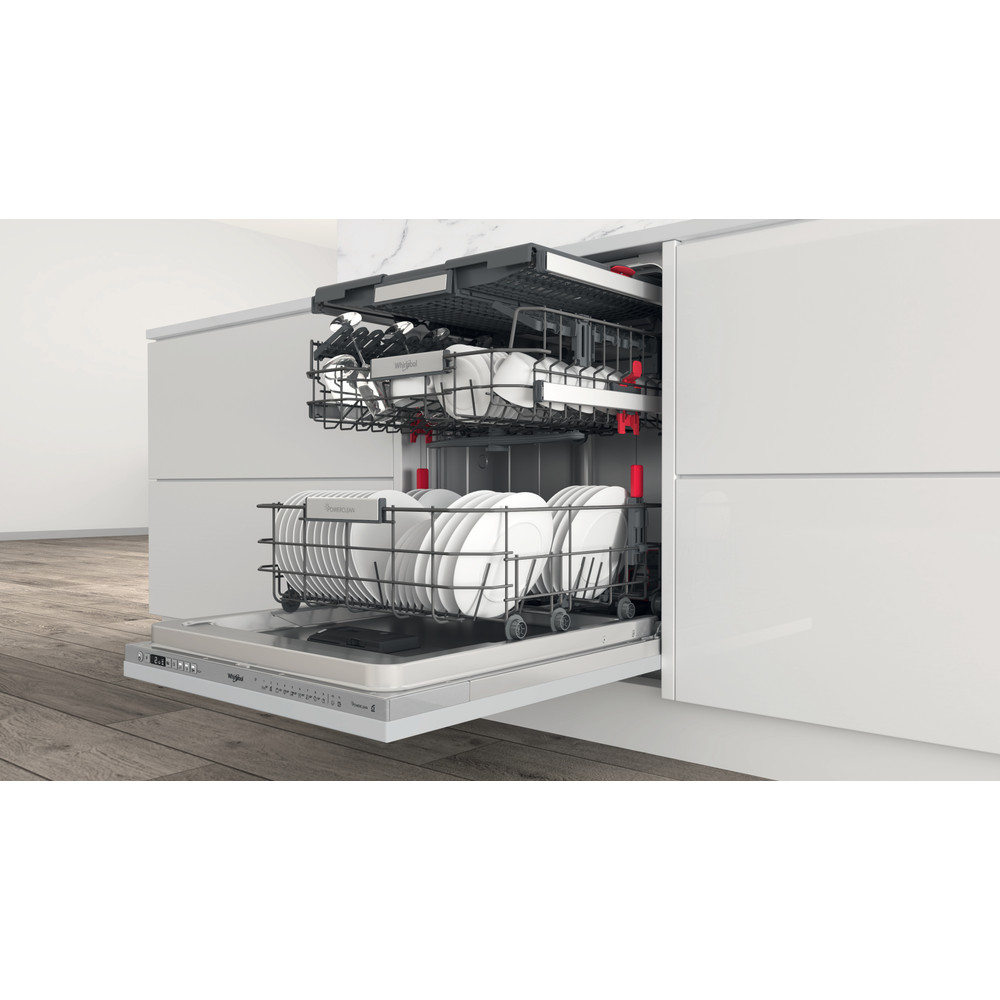 WHIRLPOOL Ugradbena mašina za suđe WIO 3T133 PLE / 14 setova, 60 cm slika 3