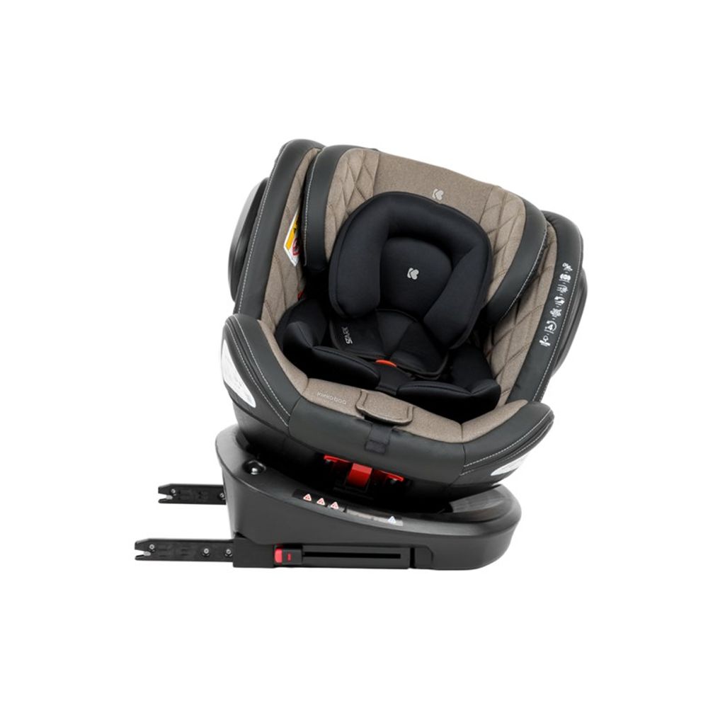 Kikka Boo Rotirajuća autosjedalica Stark 0-36kg Isofix, Beige slika 6