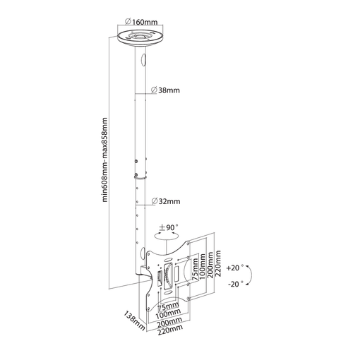 SBOX stropni stalak CPLB-28S slika 9