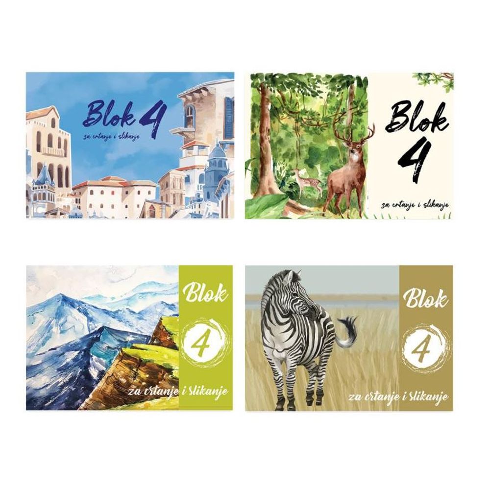 Spirit of Lifestyle Blok za crtanje IV, 10 listova slika 1