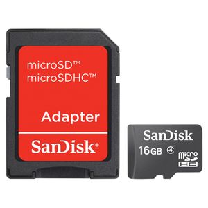 SanDisk 16GB SDSDQM-016G-B35A microSDHC memorijska kartica C4 UHS-I