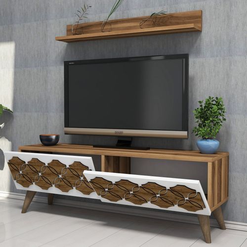 Woody Fashion TV jedinica, Nisan - Walnut slika 2