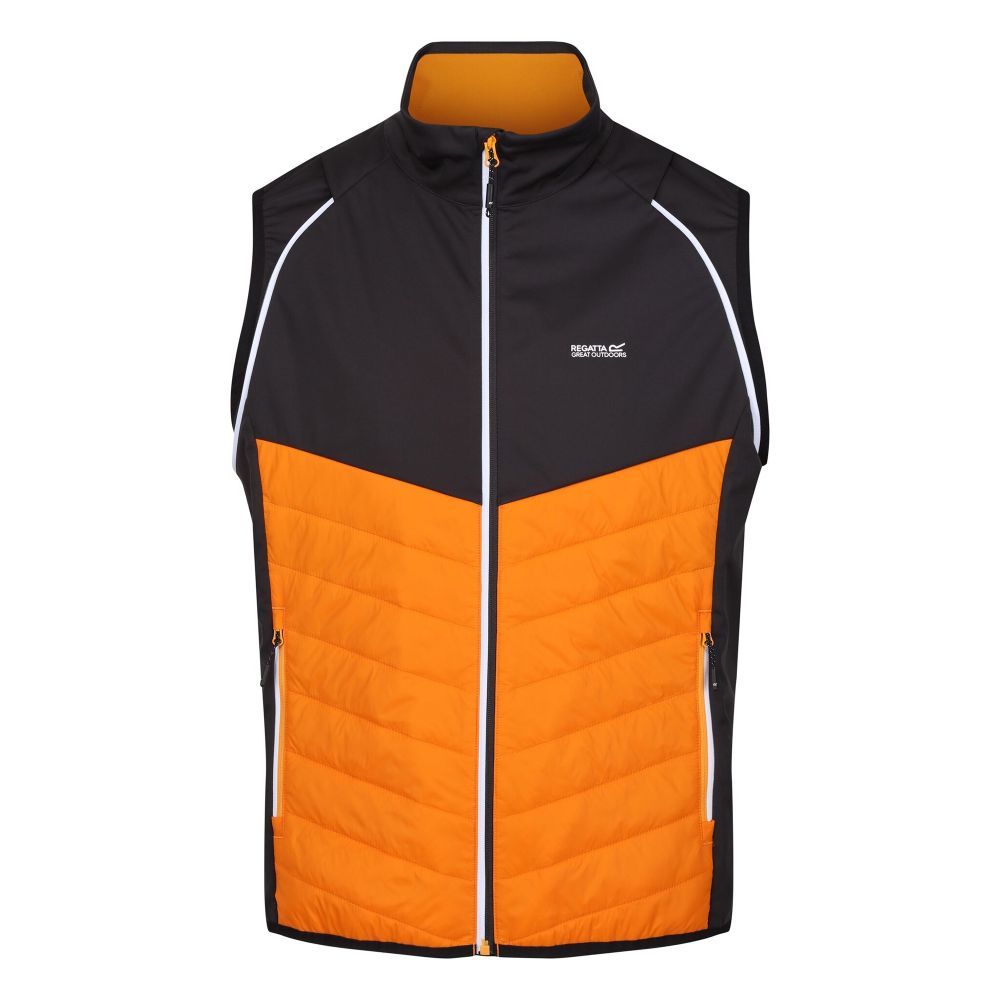 Regatta Muška jakna 2U1 Steren Hybrid Orange Pepper/Ash slika 2
