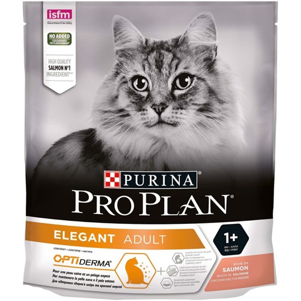 PRO PLAN Elegant, OptiDerma, bogato lososom, 400 g slika 7