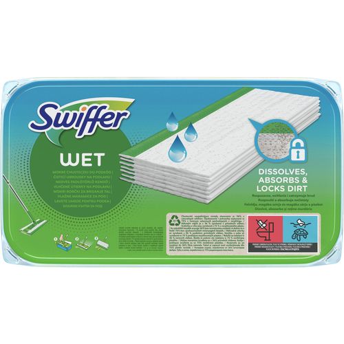 Swiffer Wet Vlažne maramice za čišćenje poda refil 10/1 slika 1