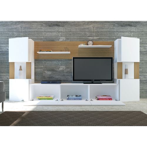 Lore - White, Teak White
Teak TV Unit slika 1