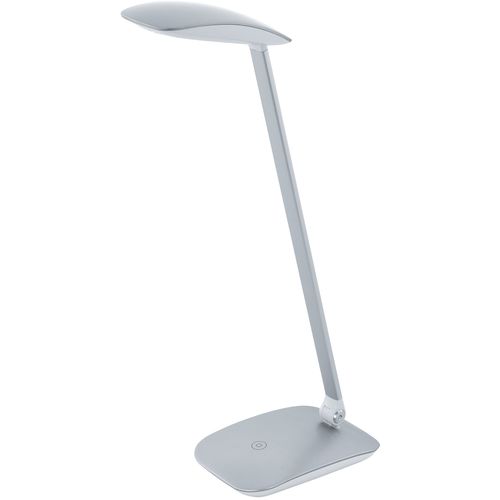 Eglo Cajero stolna/1, led, 4,5w, 550lm, na dodir, usb,  plastika/srebrna  slika 1