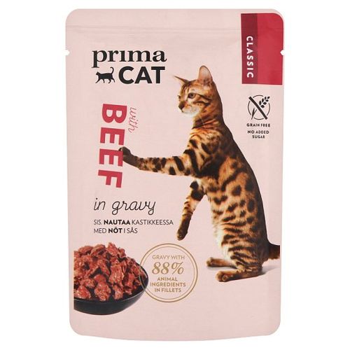 PrimaCat Govedina u sosu 85 g slika 1