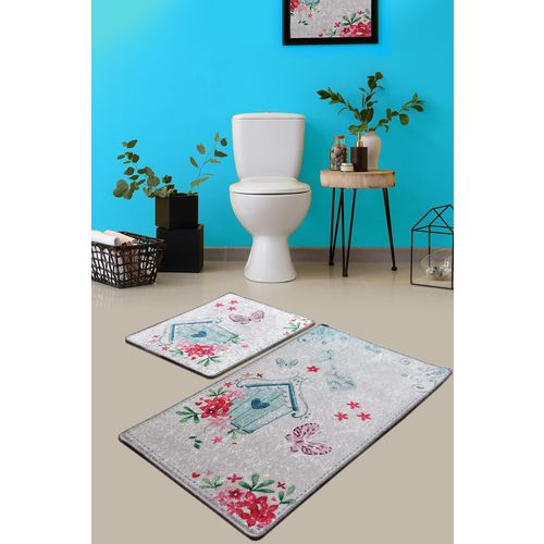 For You Multicolor Bathmat Set (2 Pieces) slika 1