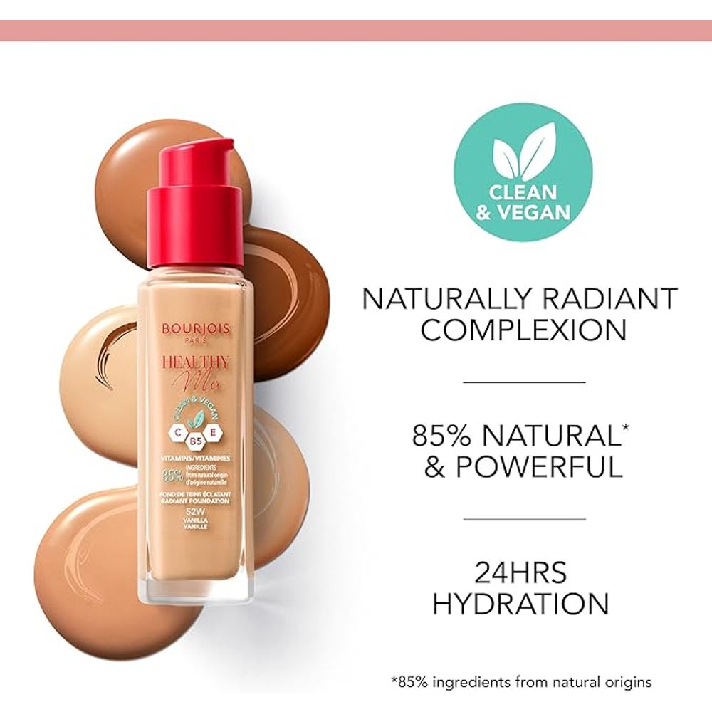 Bourjois Tekuči puder Healthy Mix Clean 52 Vanilla 30ml  slika 3