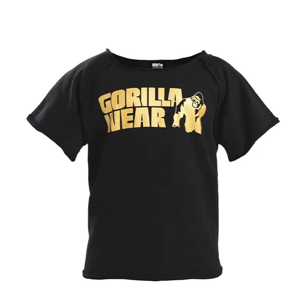 Gorilla Wear CLASSIC Trening Majica, Crno/Zlatna slika 4
