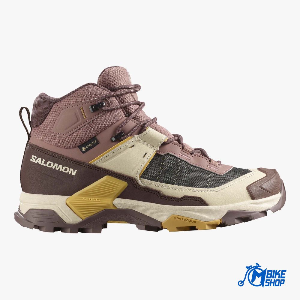 Salomon Ženske gležnjerice X Ultra 5 MID GTX, Burlwood/French Roast/Rattan slika 1