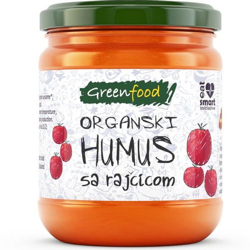 Greenfood Humus Sa Rajčicom Eko 280g slika 1